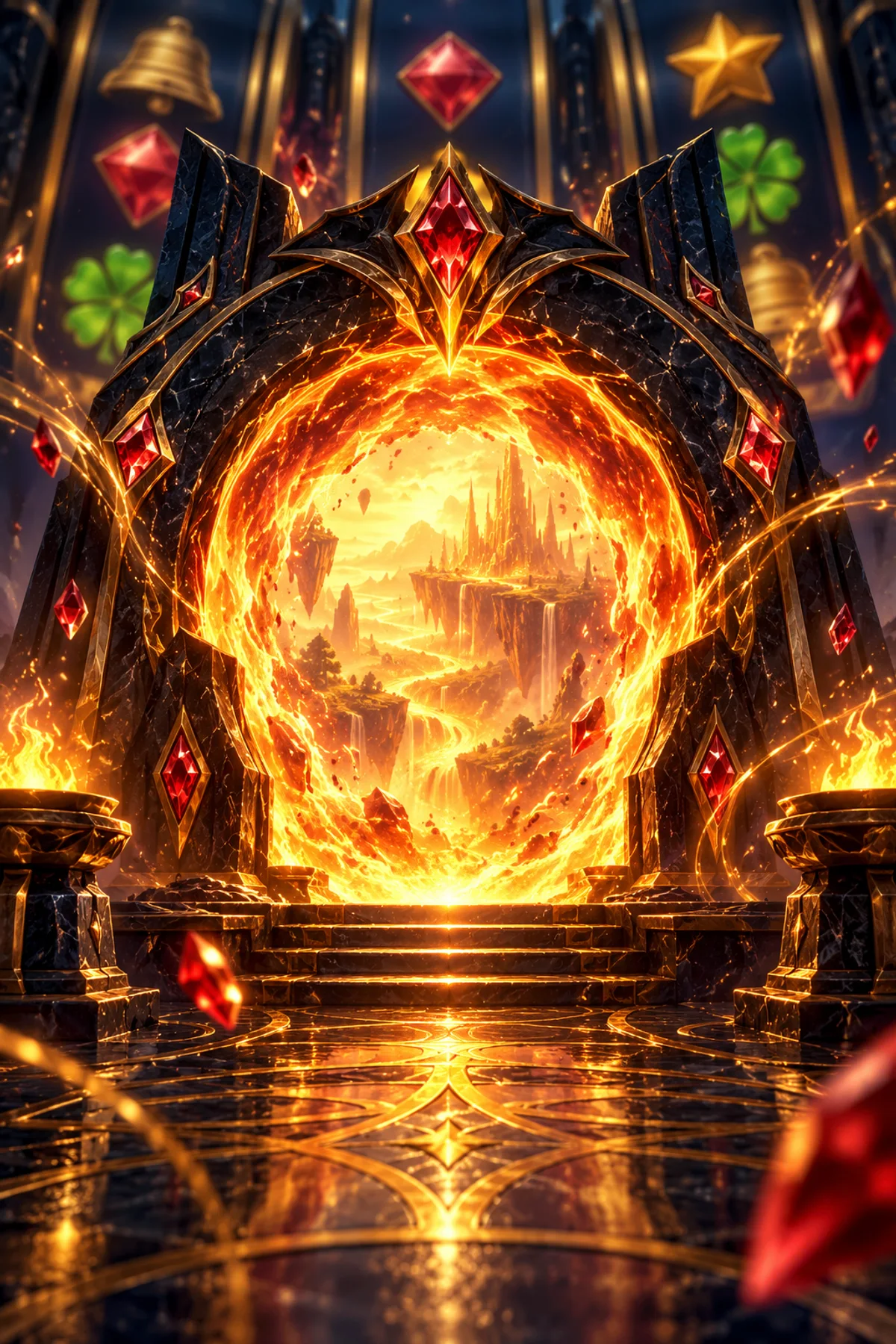 BoyleSports Fire Portals casino slot theme artwork